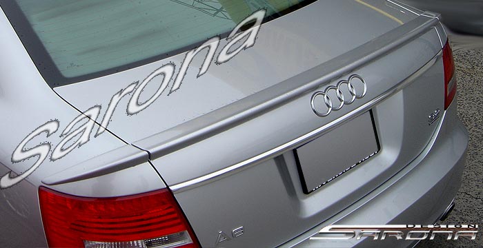 Custom Audi A6 Trunk Wing  Sedan (2005 - 2008) - $299.00 (Manufacturer Sarona, Part #AD-008-TW)